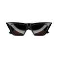 Phoebe Philo Peak Sunglasses — Black