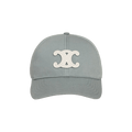 CELINE Triomphe Baseball Cap 'Blue/Grey'