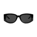 Casablanca Oval Sunglasses — Black