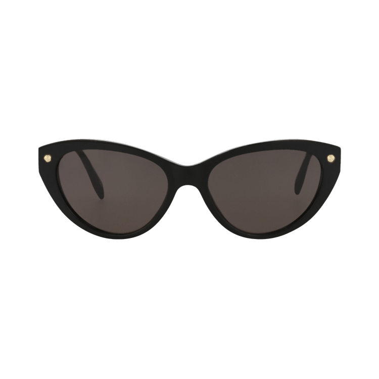 Alexander McQueen Cat Eye Sunglasses — Black – Grey AM0189S 001