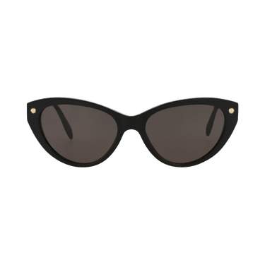 Alexander McQueen Cat Eye Sunglasses — Black – Grey AM0189S 001