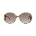 Alexander McQueen Round Sunglasses — Cream