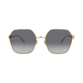 Alexander McQueen Square Sunglasses — Gold