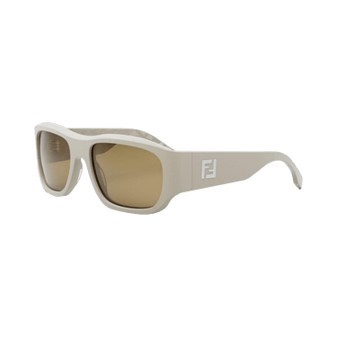 Fendi Square Sunglasses — Tan
