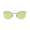 Gucci Round Sunglasses — Silver
