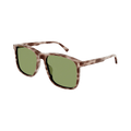 Gucci Square Sunglasses — Brown – Havana Green GG1041S 004