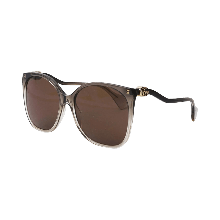 Gucci Square Sunglasses — Brown – GG1010S 002