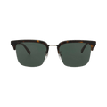 Gucci Square Sunglasses — Brown – Havana Silver Green GG1226S 003