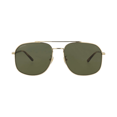 Gucci Aviator Sunglasses — Gold – Havana Green GG1351S 002