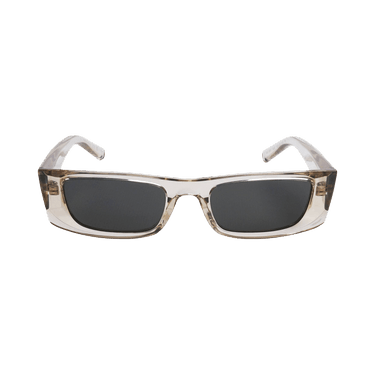 Saint Laurent Square Injection Sunglasses — Tan