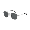 Saint Laurent Round Sunglasses — Silver