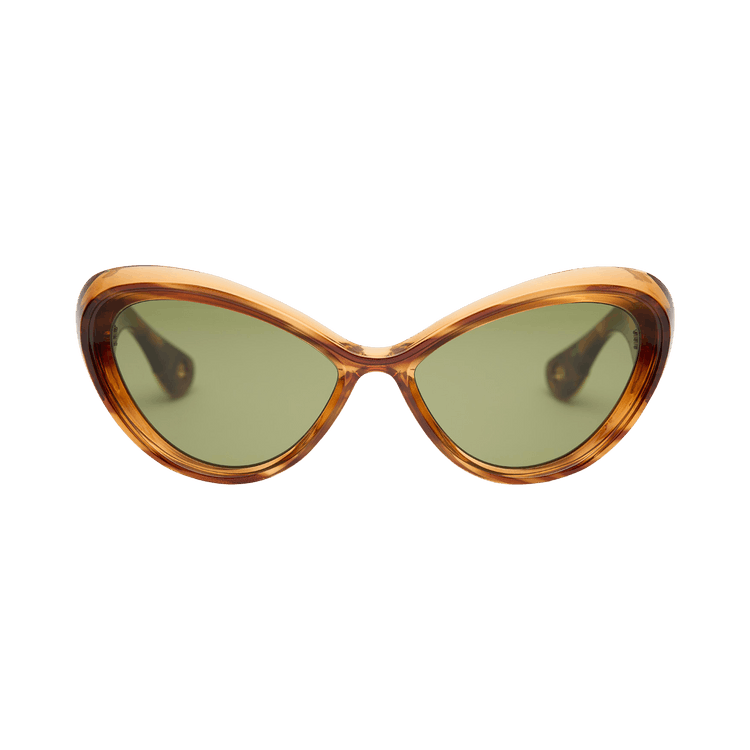 Jean Paul Gaultier Parisian Cat Sunglasses — Brown