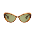 Jean Paul Gaultier Parisian Cat Sunglasses — Brown