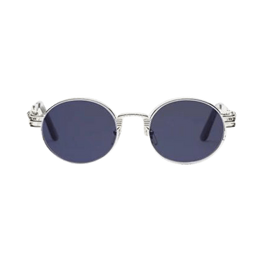 Jean Paul Gaultier Lunette Double Ressort Sunglasses — Silver