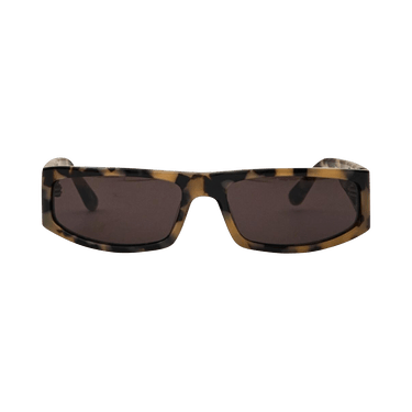Courrèges Tech Sunglasses — Black – Havana 223ALU001AC0006I005