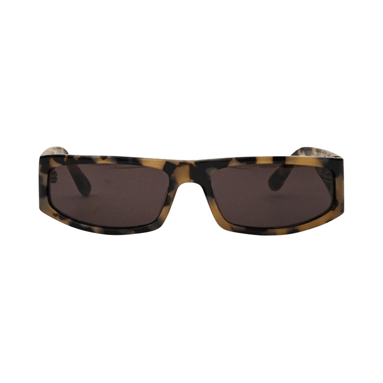 Courrèges Tech Sunglasses — Black – Havana 223ALU001AC0006I005