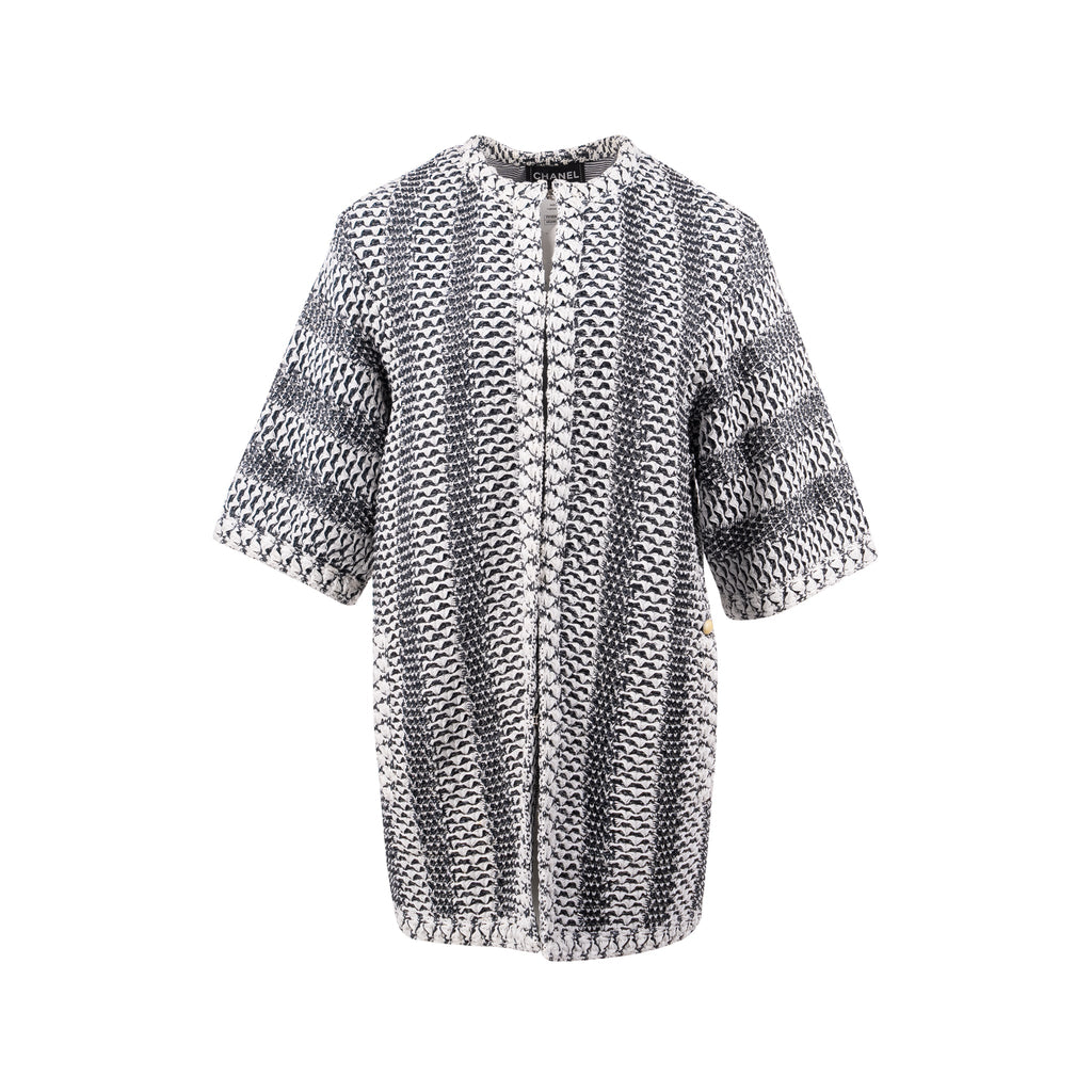 chanel-size-38-tweed-cardigan-coat-nylon-cotton-white-black