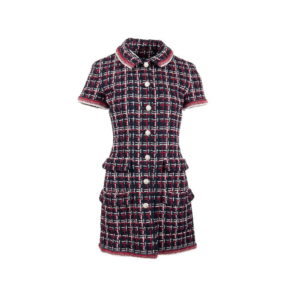 chanel-size-36-tweed-short-sleeve-mini-dress-viscose-navy-multicolour