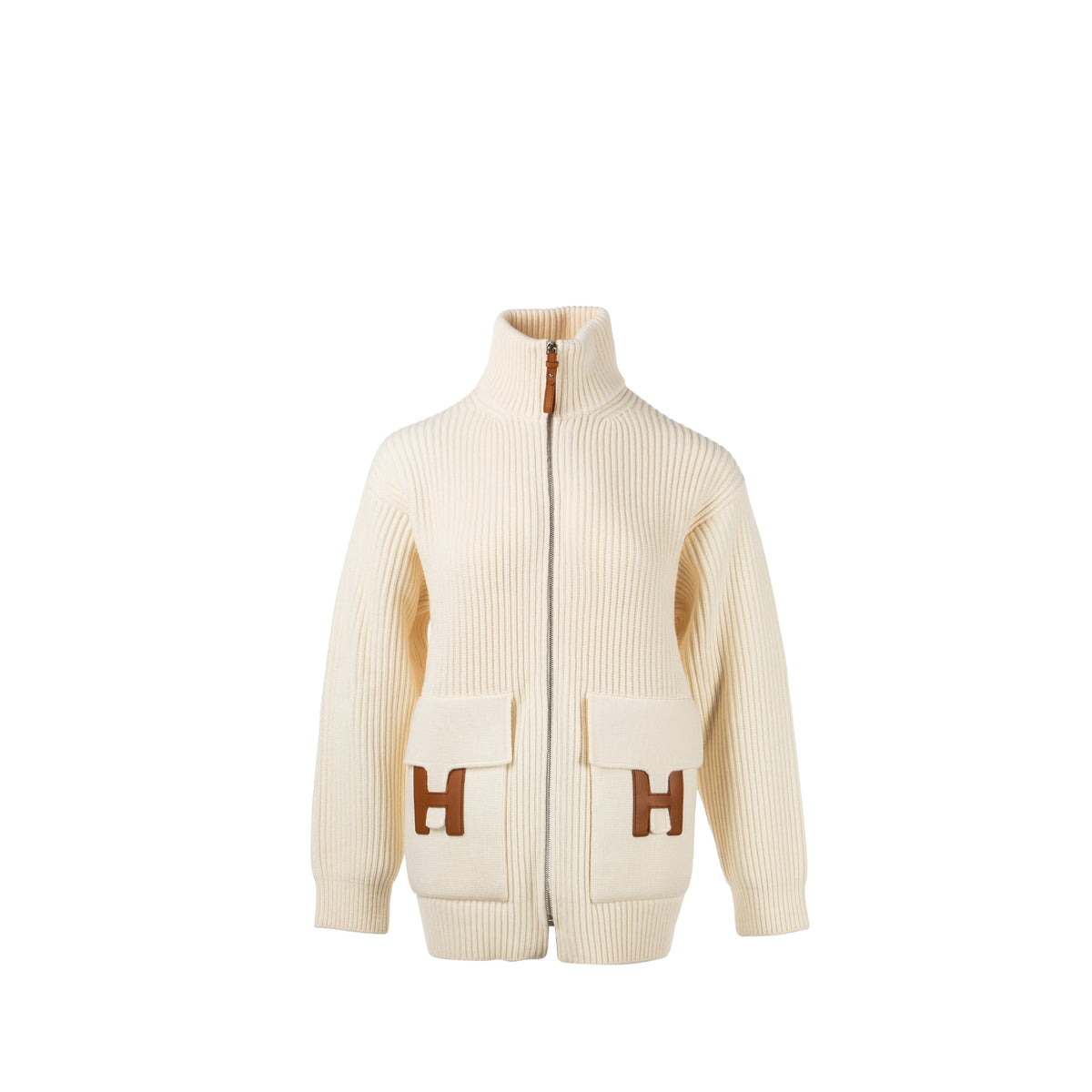 hermes-size-34-blouson-details-cuir-cardigan-virgin-wool-white