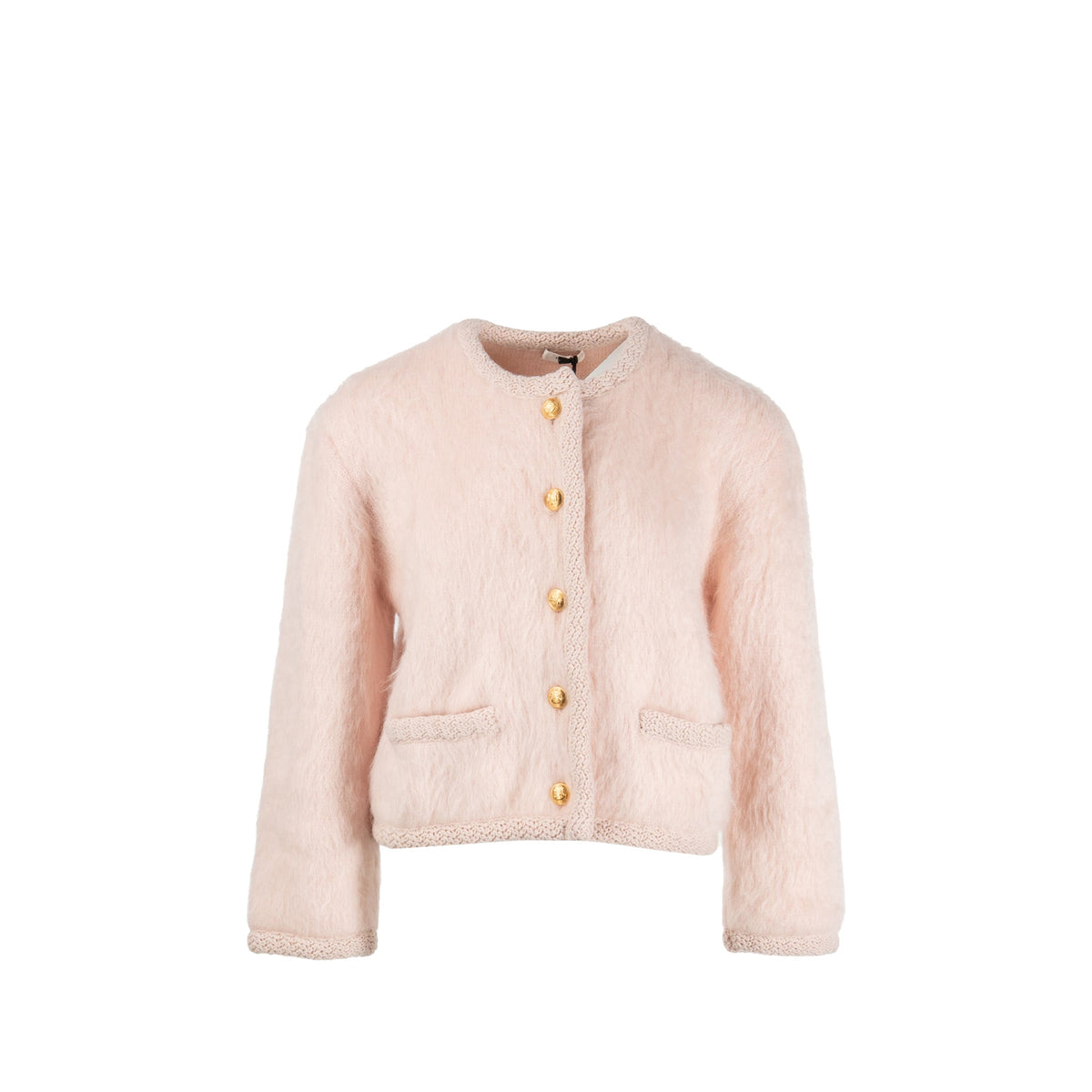 celine-size-m-chasseur-jacket-mohair-polyamide-laine-pale-pink-ghw