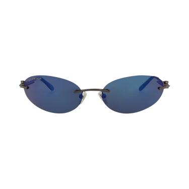 Balenciaga Round Sunglasses — Grey