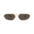 Balenciaga Shield Sunglasses — Gold