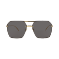 Bottega Veneta Aviator Sunglasses — Gold – Grey BV1045S 001
