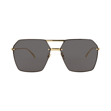 Bottega Veneta Aviator Sunglasses — Gold – Grey BV1045S 001