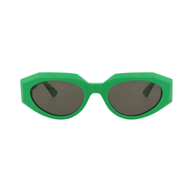 Bottega Veneta Round Sunglasses — Green