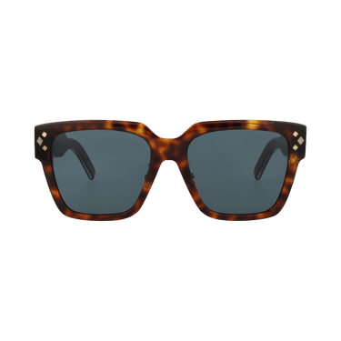 Dior Square Sunglasses — Brown