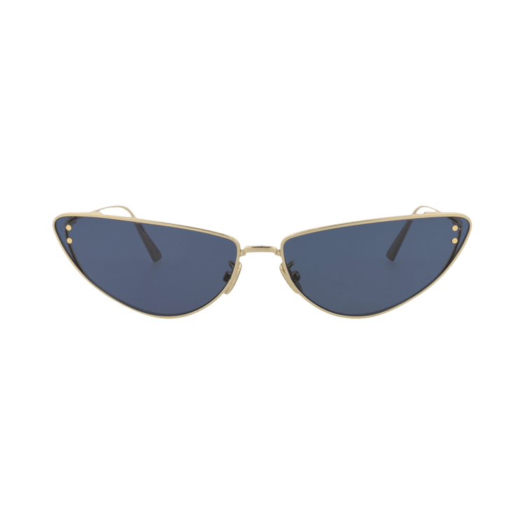 Dior Cat Eye Sunglasses — Gold – Blue CD40094U 10V