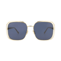 Dior Square Sunglasses — Gold