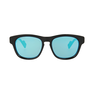 Gucci Round Injection Sunglasses — Black – Blue GG1238S 002