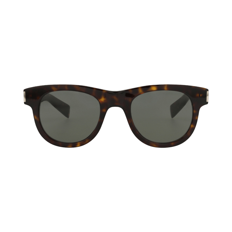 Saint Laurent Round Sunglasses — Brown – Havana Grey SL 571 002
