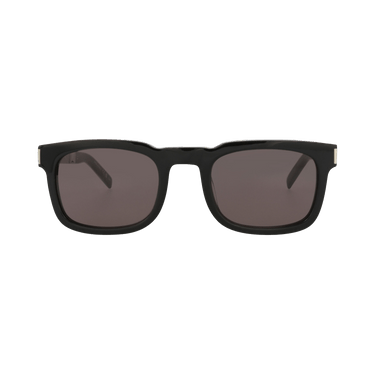 Saint Laurent Square Sunglasses — Black – Trevalie Silver 581 001