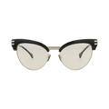Gucci Cat Eye Injection Sunglasses — Black