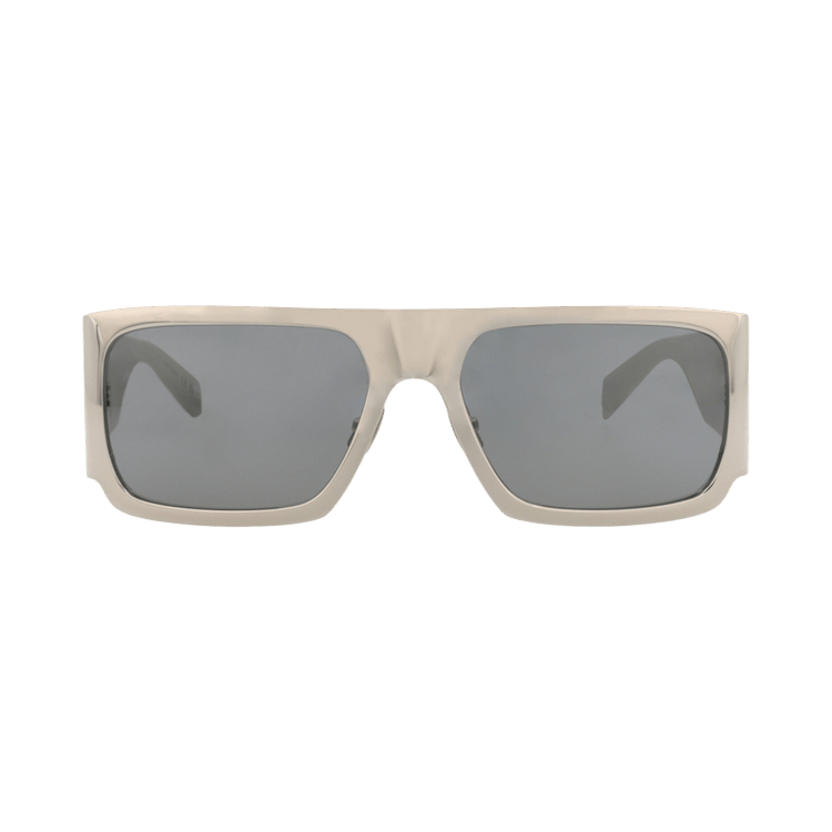 Saint Laurent Square Sunglasses — Silver – 635