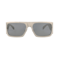 Saint Laurent Square Sunglasses — Silver – 635