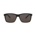 Saint Laurent Square Sunglasses — Black – Trevalie 339 001