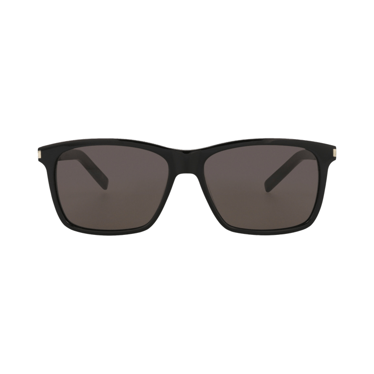 Saint Laurent Square Sunglasses — Black – Trevalie 339 001