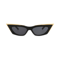 Valentino Cat Eye Sunglasses — Black – 113A