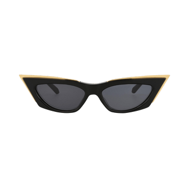 Valentino Cat Eye Sunglasses — Black – 113A