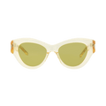 Saint Laurent Cat Eye Sunglasses — Green – Yellow 506 005