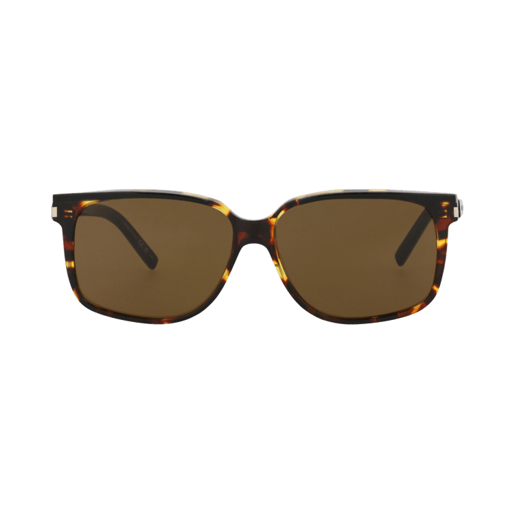 Saint Laurent Square Sunglasses — Black – Trevalie Brown 599 004