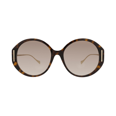 Gucci Round Sunglasses — Brown – Havana Gold GG1202SK 003
