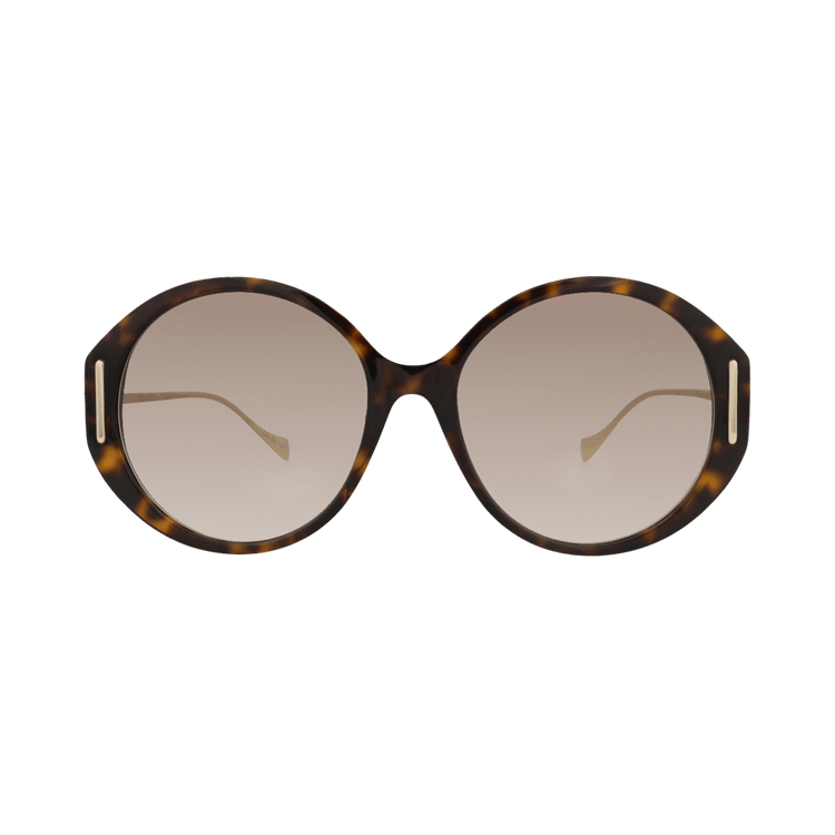 Gucci Round Sunglasses — Brown – Havana Gold GG1202SK 003