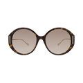 Gucci Round Sunglasses — Brown – Havana Gold GG1202SK 003