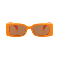 Gucci Square Injection Sunglasses — Orange