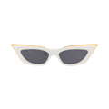 Valentino Cat Eye Sunglasses — White