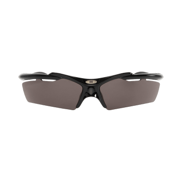 Balenciaga Turbo Rectangle Sunglasses — Black